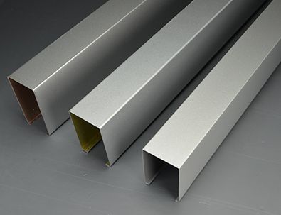 U型鋁方通 銀灰色鋁方通