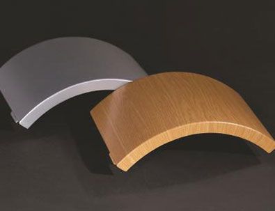 木紋弧形鋁單板