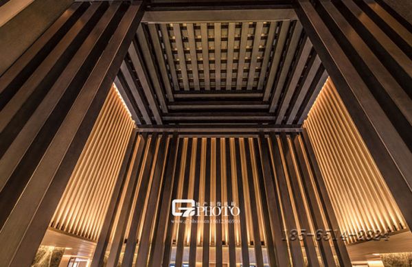 北京梵悅108-木紋鋁單板吊頂、包邊